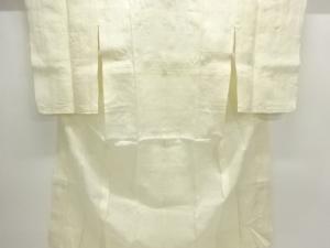 アンティーク　本麻透かし織　波模様長襦袢